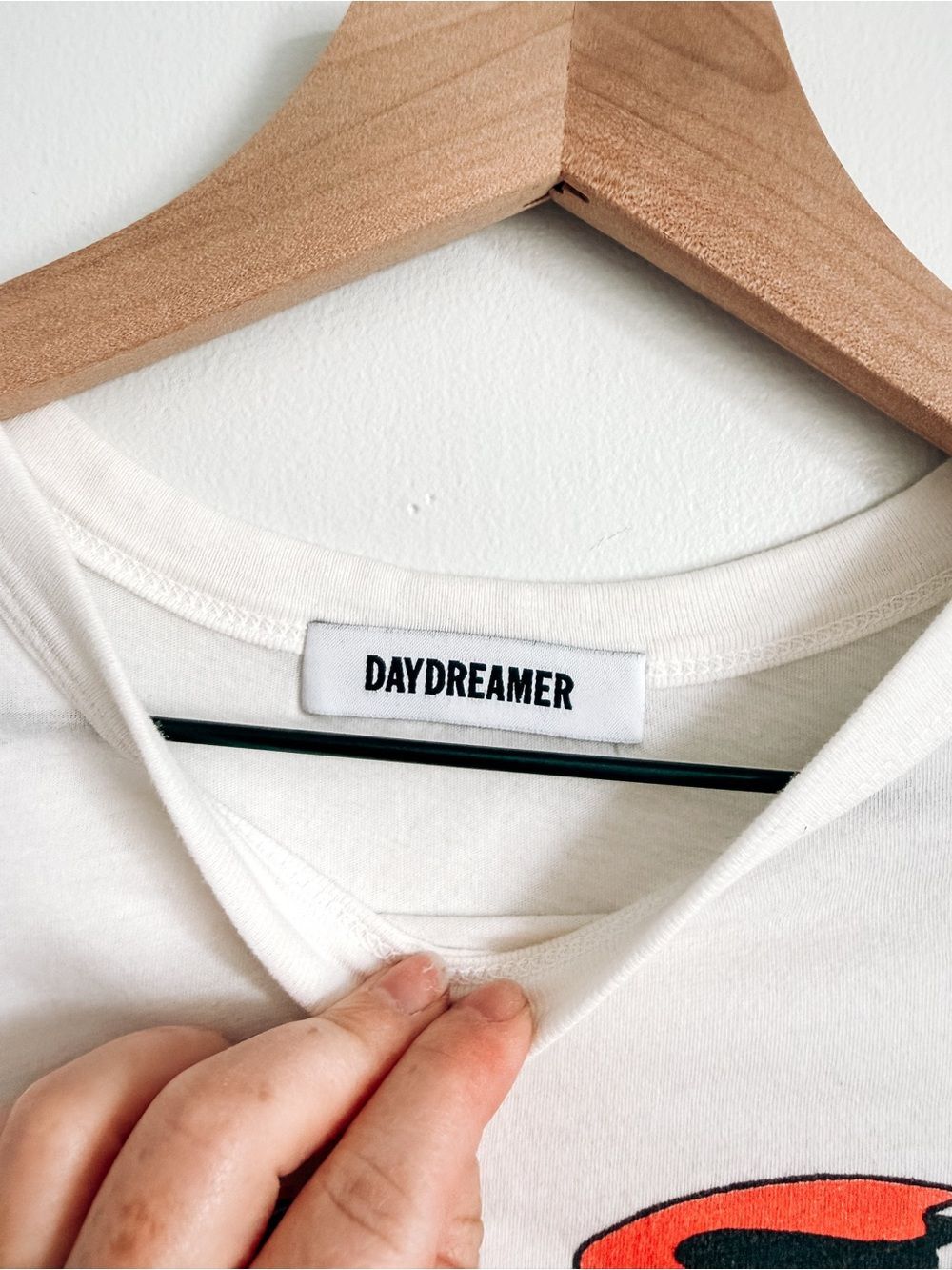 Daydreamer Ivory Rolling Stones Graphic 100% Cotton Long Sleeve Shirt S - Picture 2 of 5
